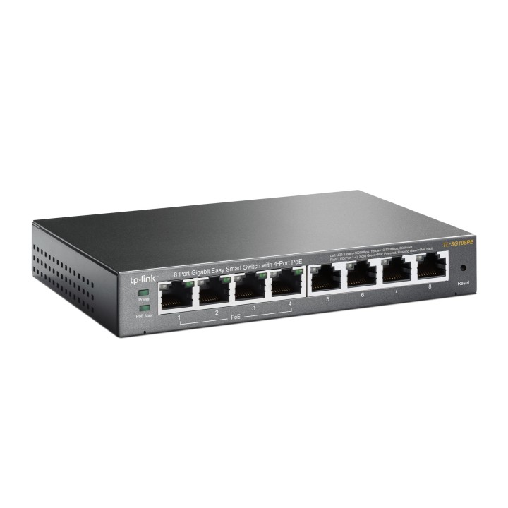 TP-Link Switch Smart Easy Gigabit 8 porte con 4 porte PoE