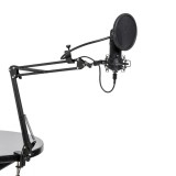 STAGG SUM45 Set - USB set microfono con asta microfono supporto antiurto filtro antivento e cavo USB