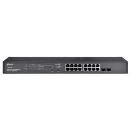 TP-Link JetStream Switch Smart Gigabit a 18 Porte con PoE+ a 16 Porte