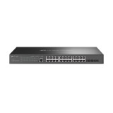 TP-Link Switch gestito Omada 24 porte Gigabit e 4 porte 10GE SFP+ L2+ con 24 porte PoE+