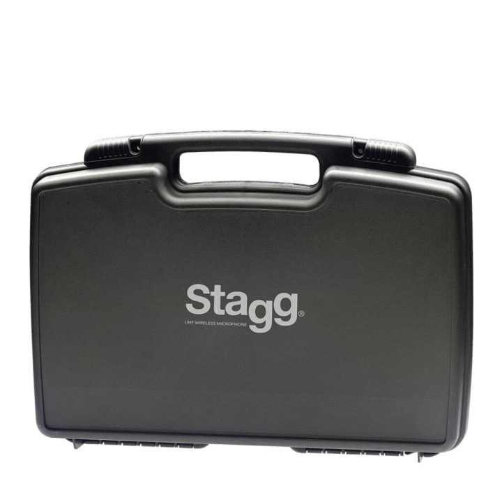 Stagg SUW 50 HH FH EU UHF Sistema wireless a microfono headset true diversity con 2 canali Nero