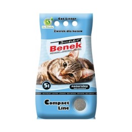 Certech Super Benek Compact Natural - Lettiera per gatti agglomerante 5 l