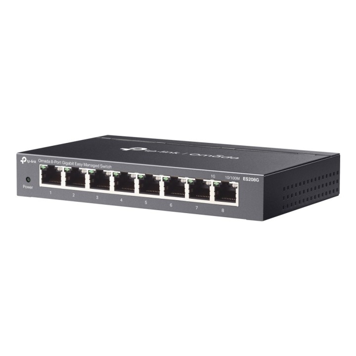 TP-Link Omada ES208G Switch di rete gestito L2 Gigabit Ethernet (10/100/1000) nero