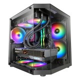 Mars Gaming MC-3TLITE Mini Tower nero