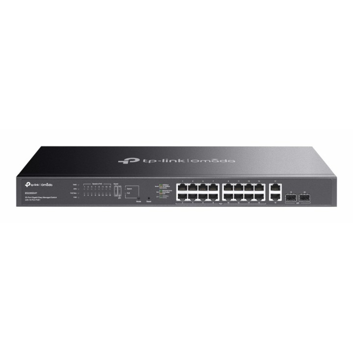 TP-Link Omada ES220GMP switch di rete gestito L2 Gigabit Ethernet (10/100/1000) Power over Ethernet (PoE) nero
