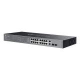 TP-Link Omada ES220GMP switch di rete gestito L2 Gigabit Ethernet (10/100/1000) Power over Ethernet (PoE) nero