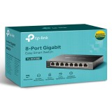 TP-Link TL-SG108E Switch di rete gestito L2 Gigabit Ethernet (10/100/1000) nero