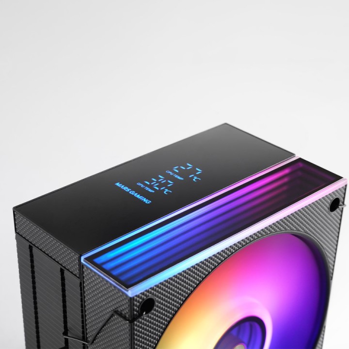 Mars Gaming MCPU-LCD Raffreddatore processore 12 cm nero 1 pz