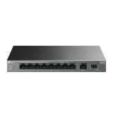 TP-Link LiteWave Switch desktop gigabit 10 porte con 8 porte PoE+
