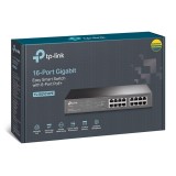 TP-Link TL-SG1016PE Switch di rete gestito L2 Gigabit Ethernet (10/100/1000) Power over Ethernet (PoE) nero