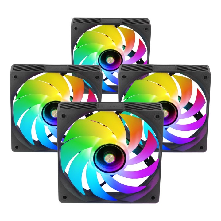 Mars Gaming MFSI4KIT sistema di raffreddamento per computer Ventola case per PC 12 cm nero
