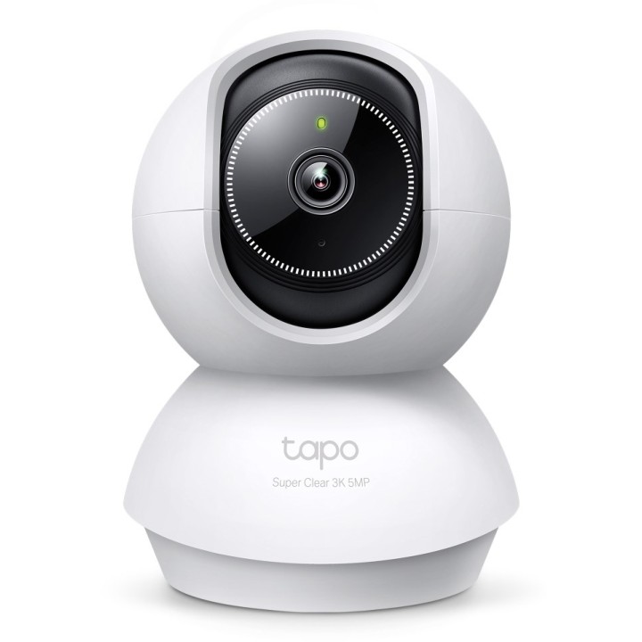 TP-Link Tapo telecamera di sicurezza domestica pan/tilt AI Wi-Fi SPEC: 3K 5MP (2880×1620) 2.4 GHz orizzontale 360o