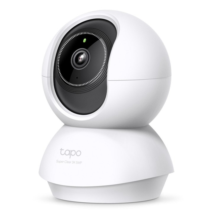 TP-Link Tapo telecamera di sicurezza domestica pan/tilt AI Wi-Fi SPEC: 3K 5MP (2880×1620) 2.4 GHz orizzontale 360o