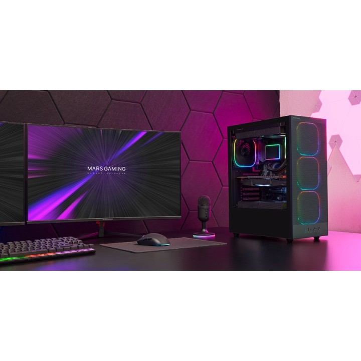 TACENS MARS MC-NEBULA 4x120mm ARGB ATX - case per PC