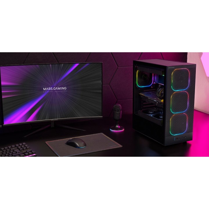 TACENS MARS MC-NEBULA 4x120mm ARGB ATX - case per PC