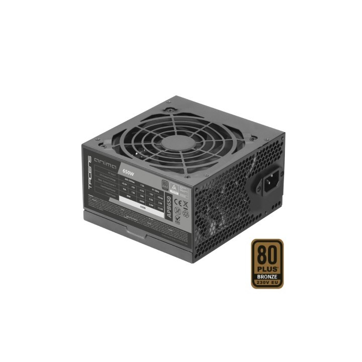 Tacens Anima APB650 alimentatore 650 W 24-pin ATX ATX nero