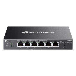 TP-Link Omada ES206GP Switch di rete gestito Gigabit Ethernet (10/100/1000) Power over Ethernet (PoE) nero