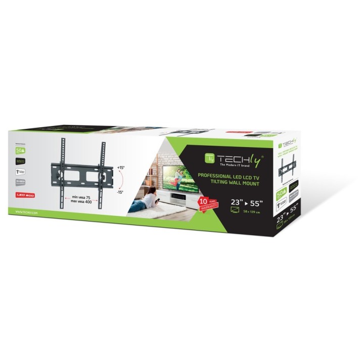 Techly 23-55 Supporto da parete per LED LCD TV orientabile ICA-PLB 131M