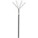 Techly F/UTP Matassa cavo Cat.5E CCA 305m solido esterno nero ITP8-RIS-0305LO