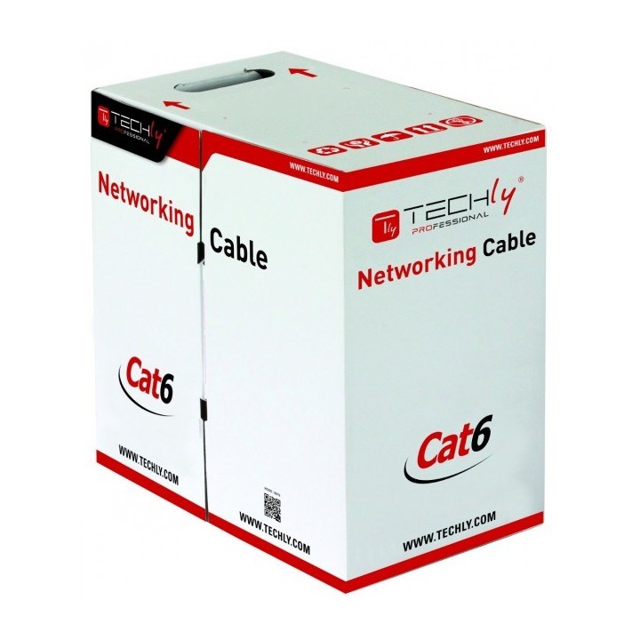 Techly ITP6-305-BL Cavo di rete blu 305 m Cat6 U/UTP (UTP)
