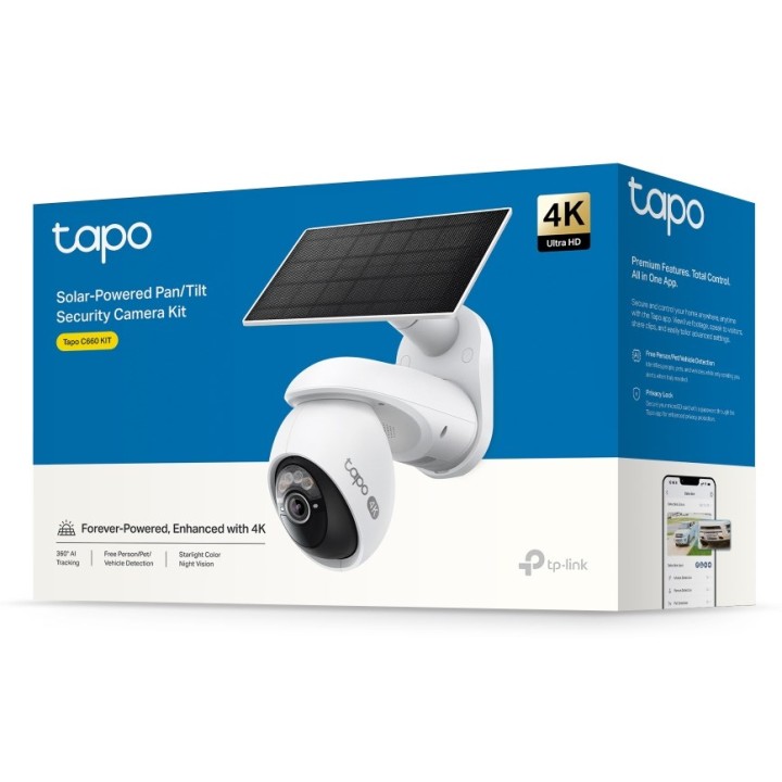 TP-Link Tapo C660 KIT - Telecamera di sorveglianza IP esterna a energia solare