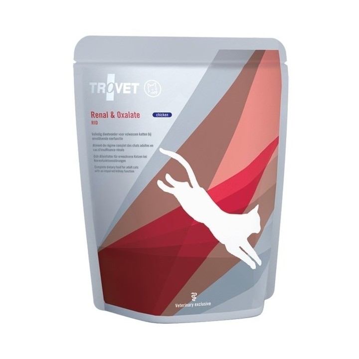 TROVET Renale e ossalati RID - Cibo umido per gatti - 85g