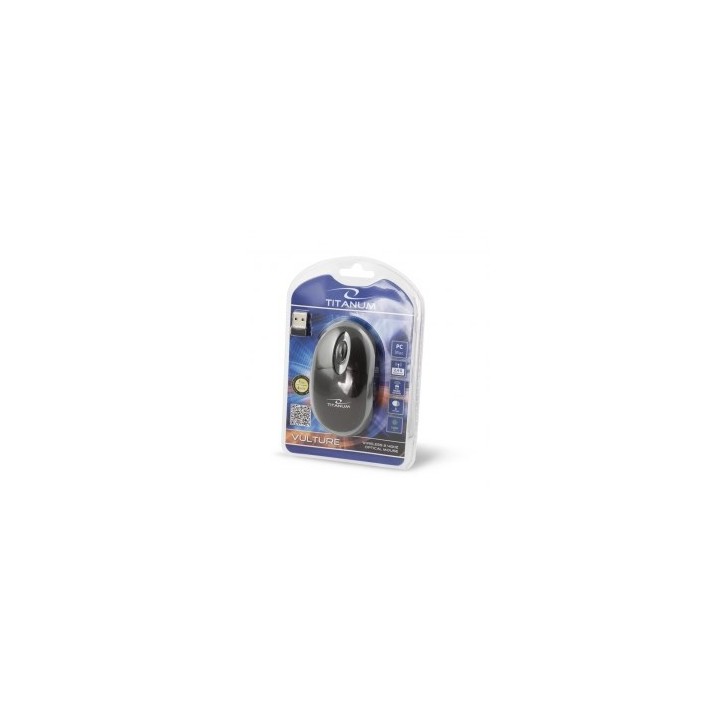 Esperanza Titanum mouse ambidestro RF wireless ottico 1000 DPI