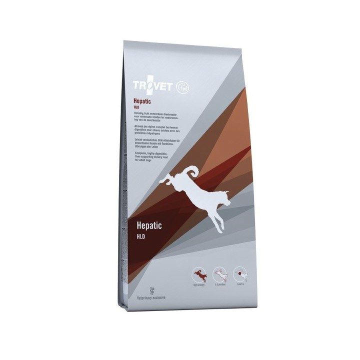 TROVET Epatico HLD con pollo - cibo secco per cani - 12 5 kg