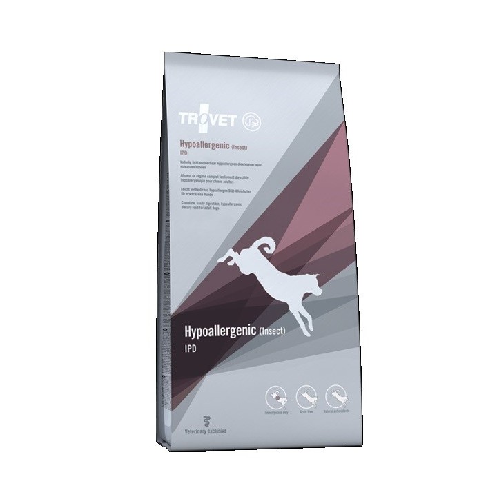 TROVET Ipoallergenico Insetto IPD - cibo secco per cani - 3kg