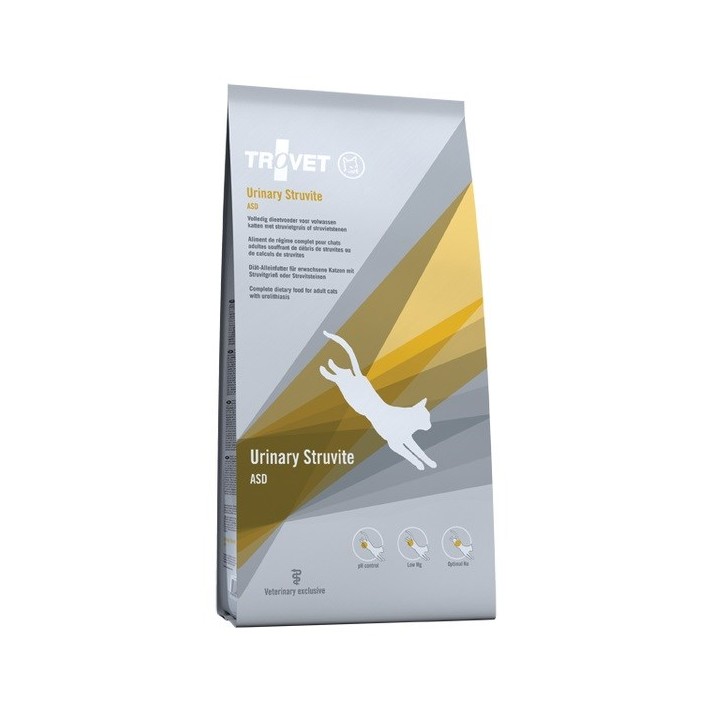 TROVET Struvite Urinario ASD Pollame - cibo secco per gatti - 10kg