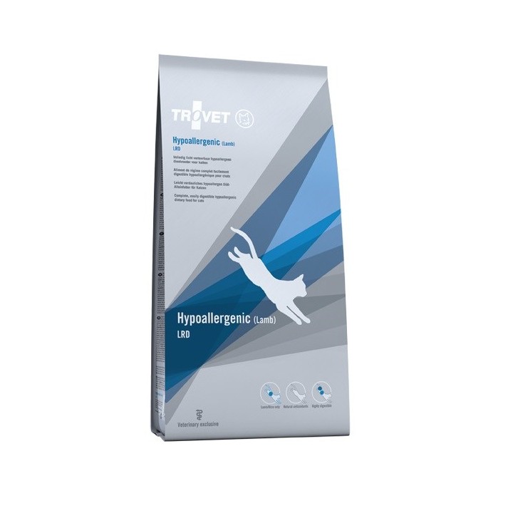 TROVET Ipoallergenico LRD con agnello - cibo secco per gatti - 2 5kg
