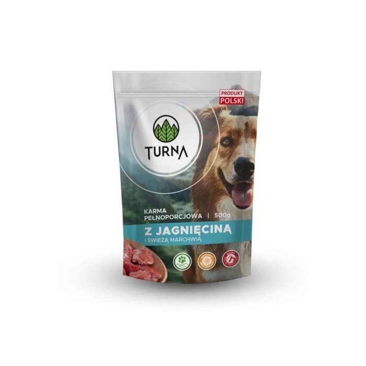 TURNA con agnello – cibo umido per cani – 500g