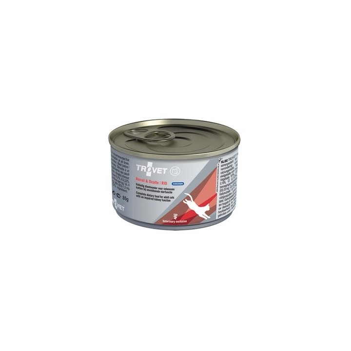 TROVET Renale & Ossalato RID Pollo - cibo umido per gatti - 100g