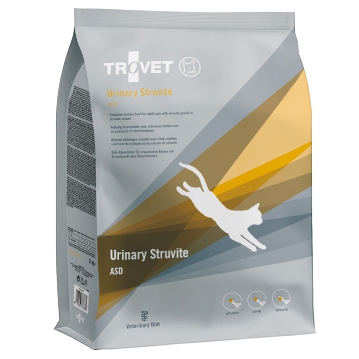 TROVET Struvite Urinario ASD - cibo secco per gatti - 2 5kg