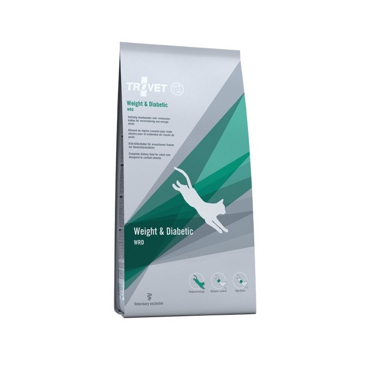TROVET Peso & Diabetico WRD Pollo - cibo secco per gatti - 2 5kg