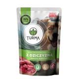 TURNA con carni di selvaggina – cibo umido per cani – 400g