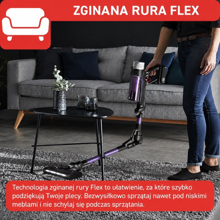 Aspirapolvere senza fili TEFAL X-Force Flex 9.60 100 AW 45 min