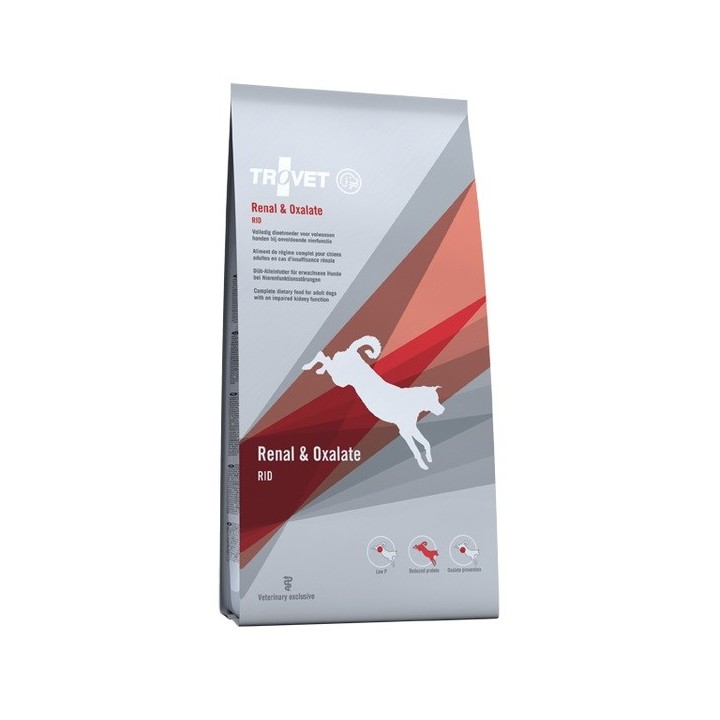 TROVET Renale & Ossalato RID - cibo secco per cani - 3kg