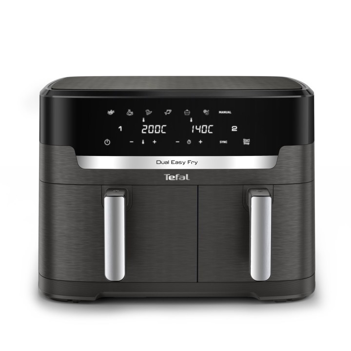 Tefal Friggitrice ad aria calda Easy Fry Dual XXL EY942HE0 doppia 11 L 2020 W grigio