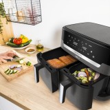 Tefal Friggitrice ad aria calda Easy Fry Dual XXL EY942HE0 doppia 11 L 2020 W grigio