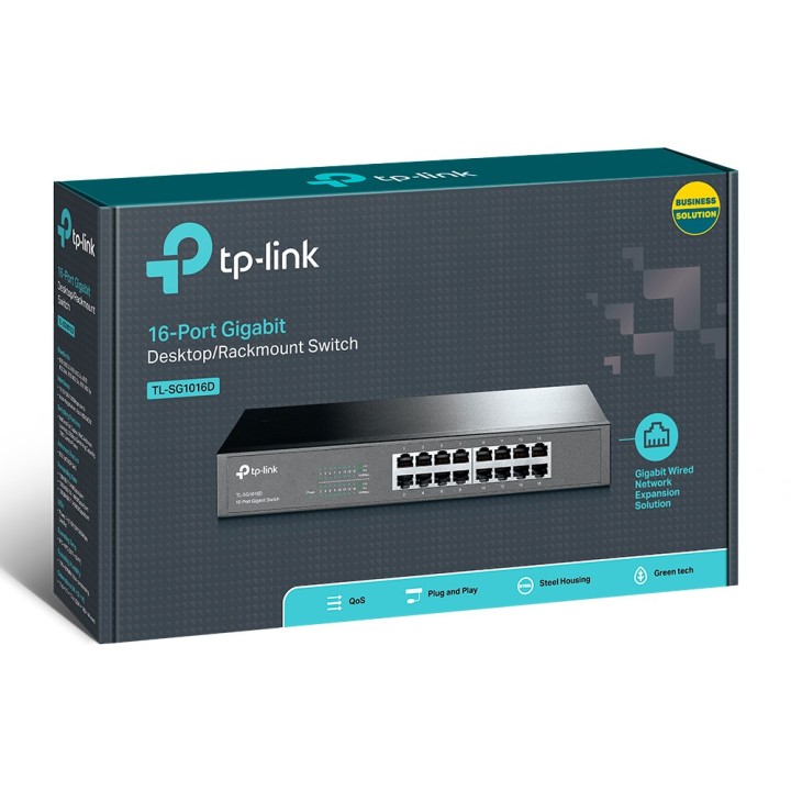 TP-Link Switch di rete Gigabit 16 porte Desktop/Rackmount