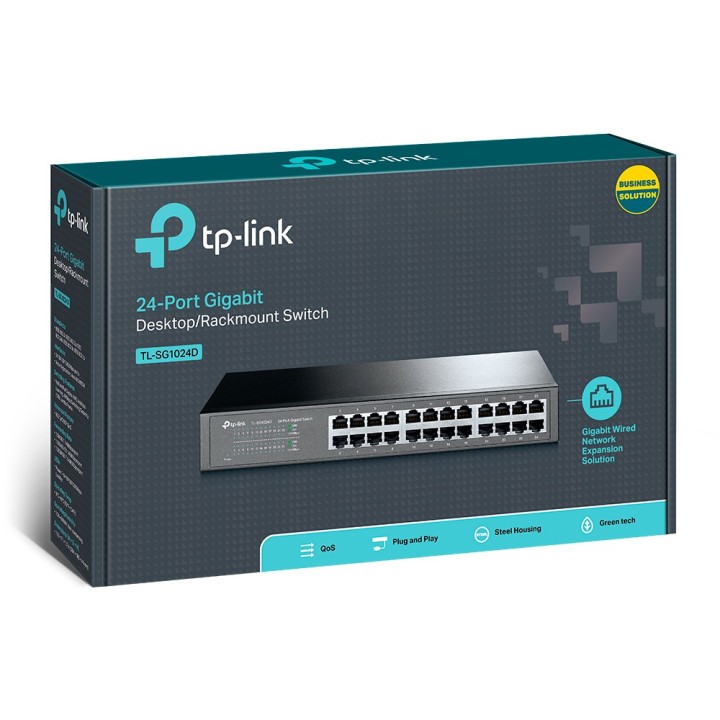 TP-Link Switch di rete da 24 porte Gigabit da desktop/rack