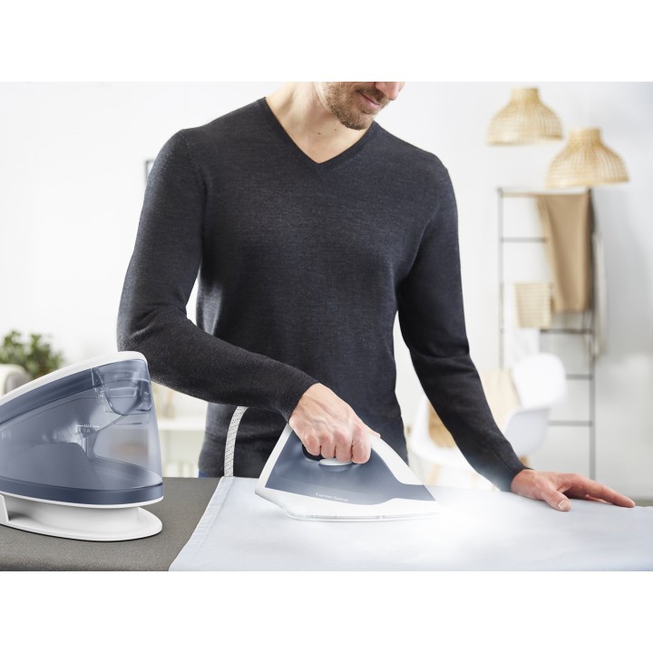 Tefal Express Optimal SV4110 2200 W 1.2 L Ceramic Express Glide blu bianco