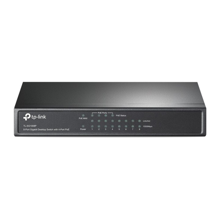 TP-Link Switch Desktop Gigabit 8 porte con PoE e 4 porte