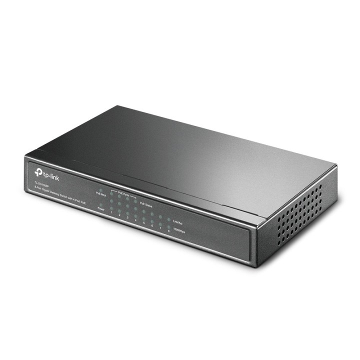 TP-Link Switch Desktop Gigabit 8 porte con PoE e 4 porte