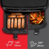 Tefal Friggitrice ad aria calda Easy Fry Dual XXL EY9428E0 doppia 11 L 2020 W nero