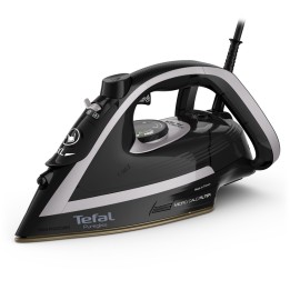 Tefal Puregliss FV8062E0 ferro da stiro a vapore piastra Durilium AirGlide Autoclean 3000 W nero grigio