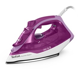 Tefal FV2836 ferro da stiro a vapore piastra in ceramica 2400 W viola bianco
