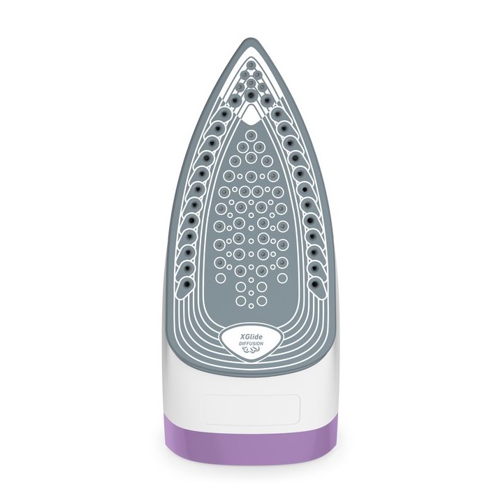 Tefal FV2836 ferro da stiro a vapore piastra in ceramica 2400 W viola bianco
