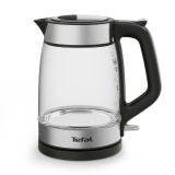 Tefal Bollitore in vetro KI605830 bollitore elettrico 1.7 L 2200 W nero argento trasparente